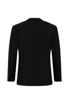 Siyah Slim Fit Dar Kesim Spor Yünlü İtalyan Ceket
