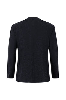 Orta Lacivert Super Slim Fit Ekstra Dar Kesim Spor Yünlü İtalyan Ceket
