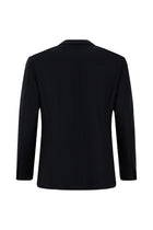 Koyu Lacivert Slim Fit Dar Kesim Spor Yünlü İtalyan Ceket