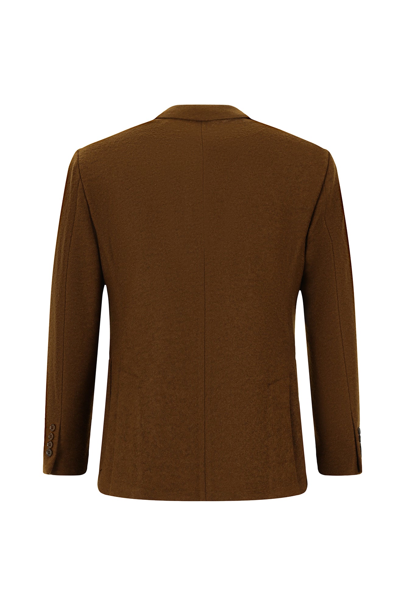 Kiremit Super Slim Fit Ekstra Dar Kesim Spor Yünlü İtalyan Ceket