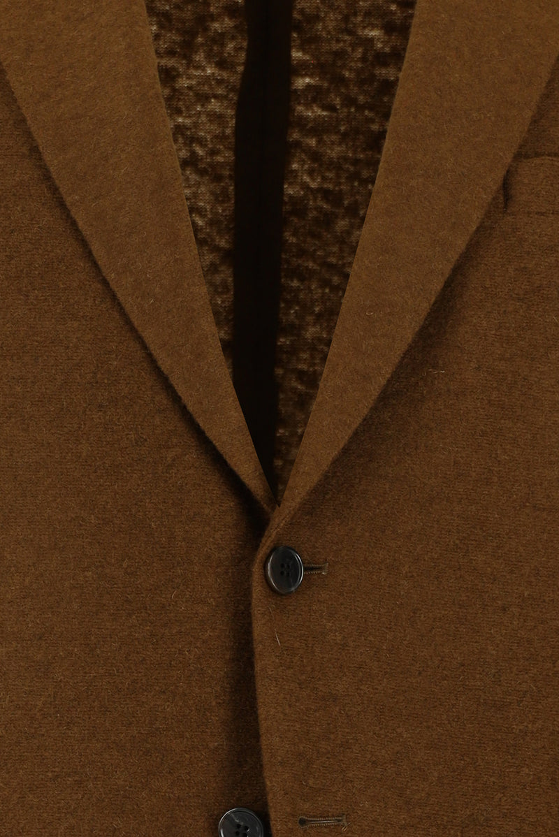 Kiremit Regular Fit Spor Yünlü İtalyan Ceket