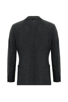 Orta Antrasit 7 Drop Super Slim Fit Eksra Dar Kesim Spor Yünlü ?talyan Ceket-Abdullah Ki??l?