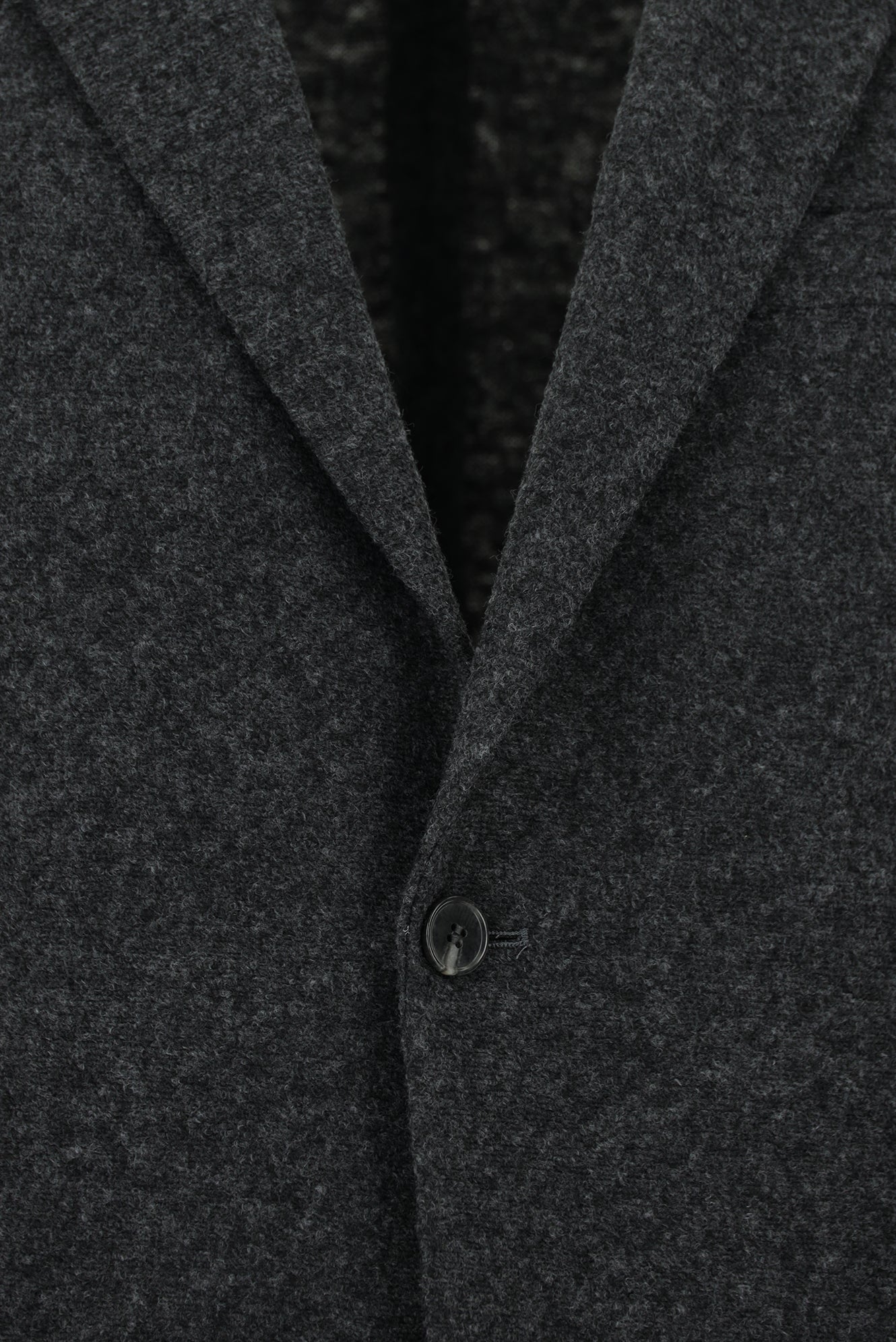 Orta Antrasit Muscle Fit Spor Yünlü İtalyan Ceket