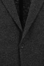 Orta Antrasit Muscle Fit Spor Yünlü İtalyan Ceket