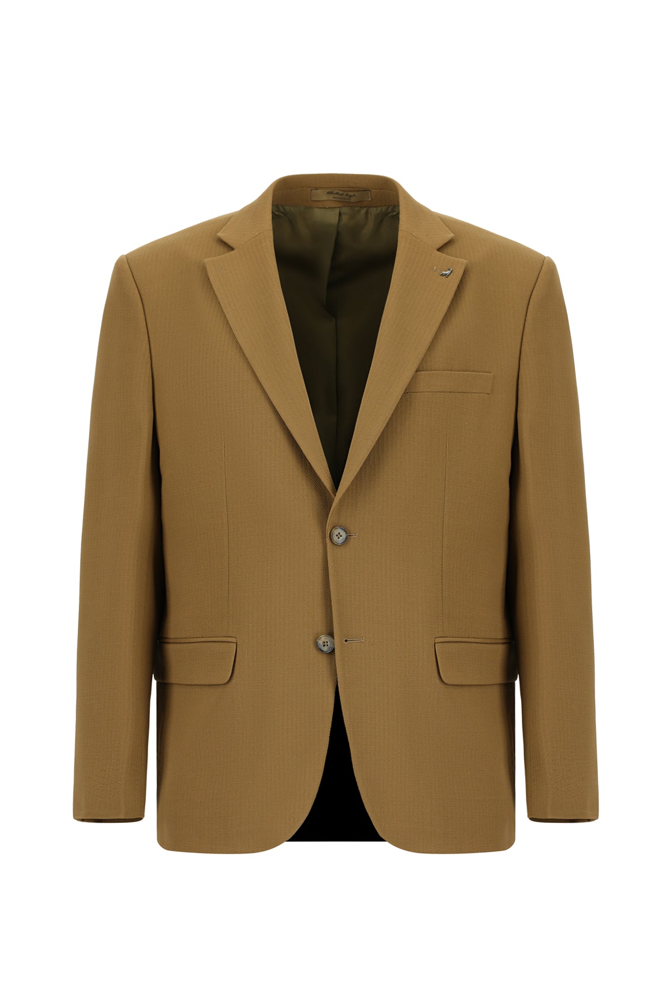 Taba Relaxed Fit Rahat Kesim Yünlü Kaşmirli Klasik Ceket