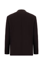 Koyu Bordo Relaxed Fit Rahat Kesim Yünlü Kaşmirli Klasik Ceket