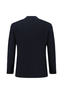 Koyu Lacivert Regular Fit Spor Lyocell Ceket