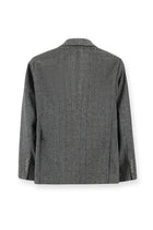 Orta Füme 4 Drop Relaxed Fit Rahat Kesim Desenli Spor ?talyan Yünlü Ceket-Abdullah Ki??l?