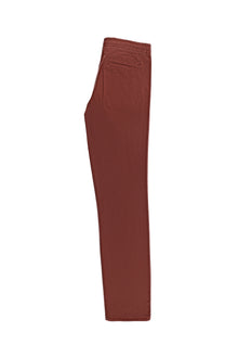 Kiremit Regular Fit Likralı Beli Lastikli İpli Pantolon