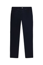Koyu Lacivert Slim Fit Dar Kesim Likralı Kanvas / Chino Pantolon