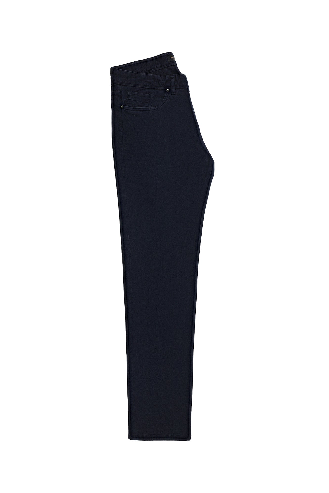 Koyu Lacivert Slim Fit Dar Kesim Likralı Kanvas / Chino Pantolon