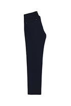 Koyu Lacivert Slim Fit Dar Kesim Likralı Kanvas / Chino Pantolon