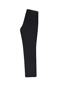 Koyu Antrasit Regular Fit Likralı Kadife Pantolon
