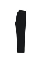 Siyah Regular Fit Likralı Gabardin Pantolon