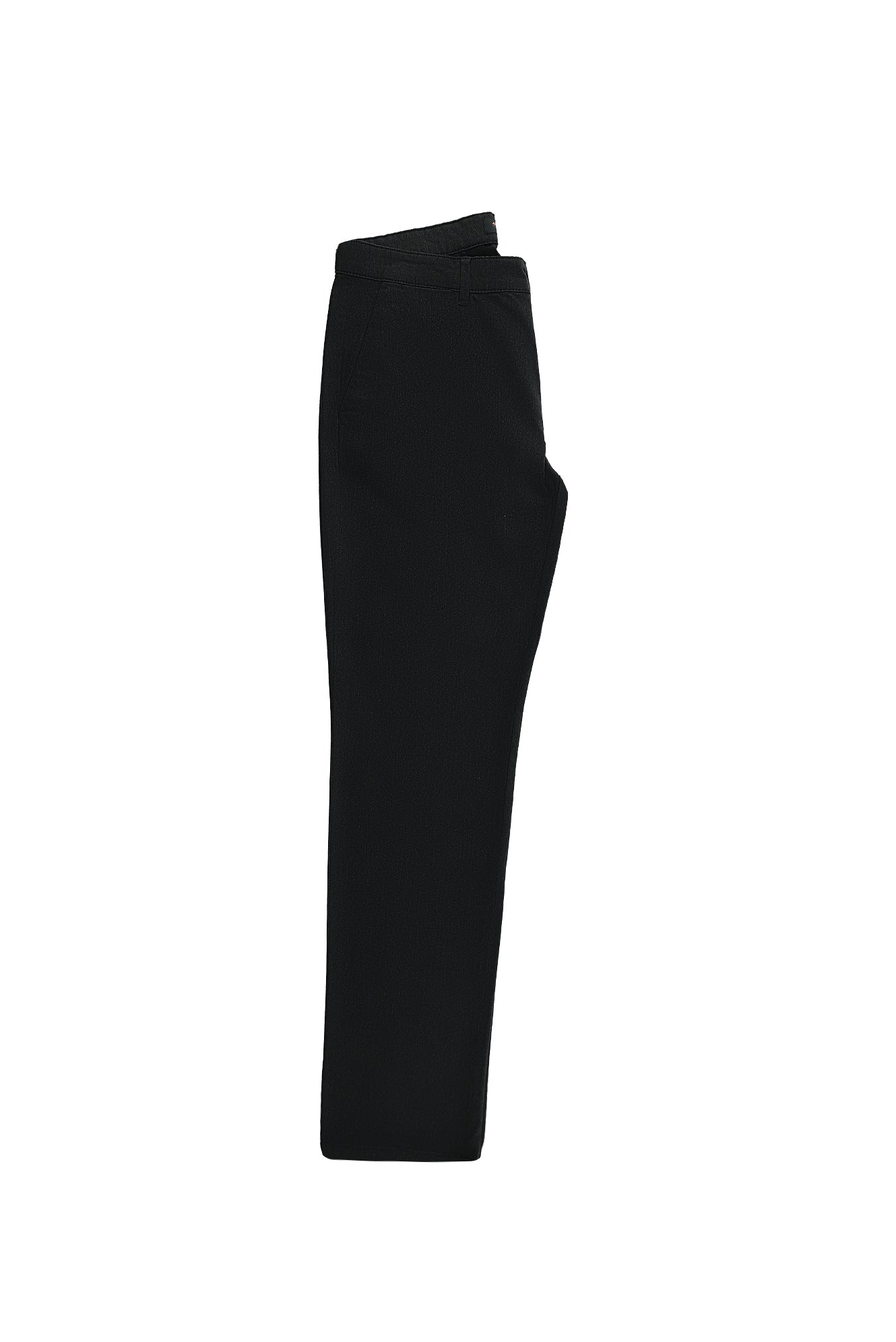 Siyah Regular Fit Likralı Gabardin Pantolon