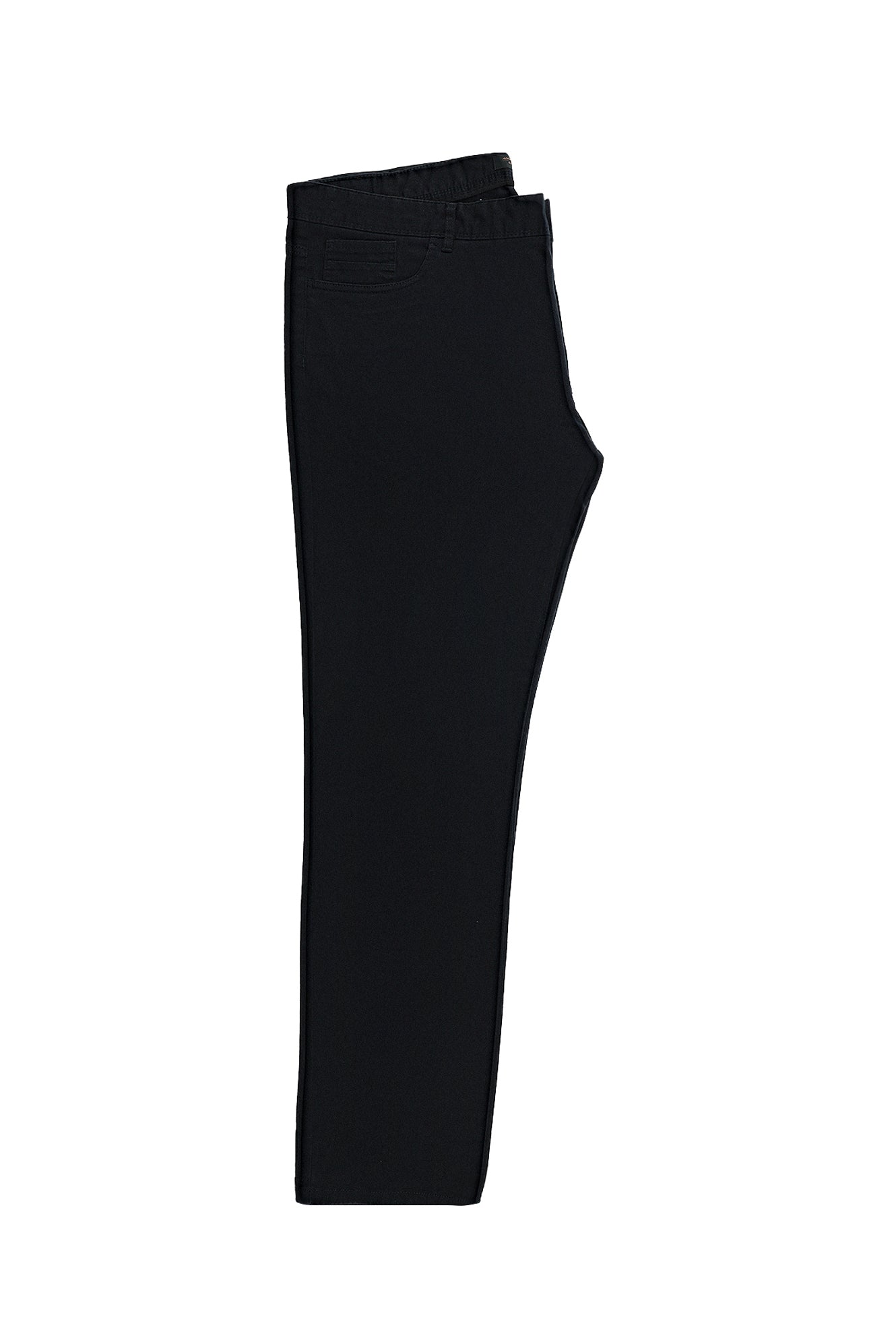 Siyah Slim Fit Dar Kesim Likralı Kanvas / Chino Pantolon