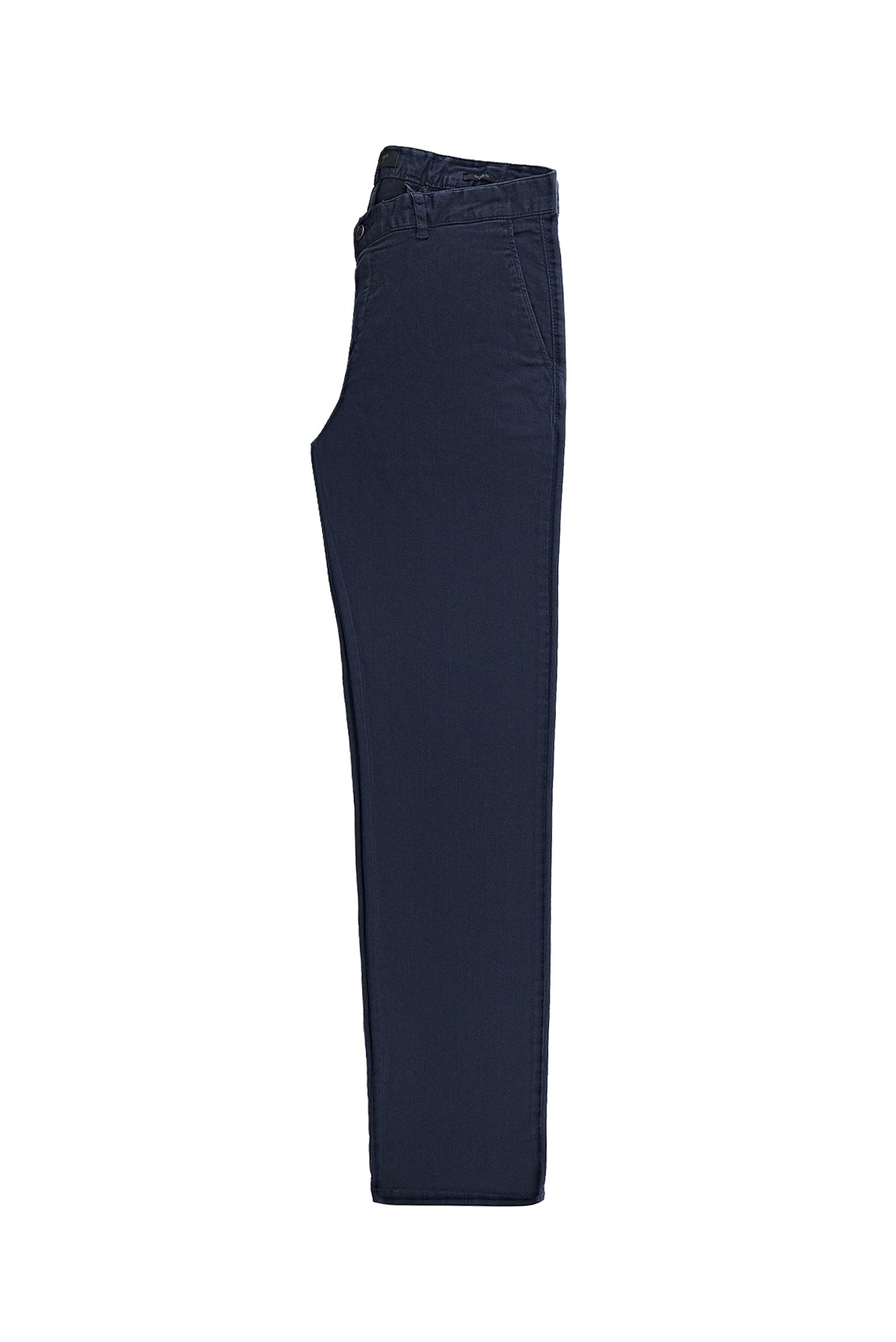 Koyu Lacivert Relaxed Fit Rahat Kesim Likralı Kanvas / Chino Pantolon