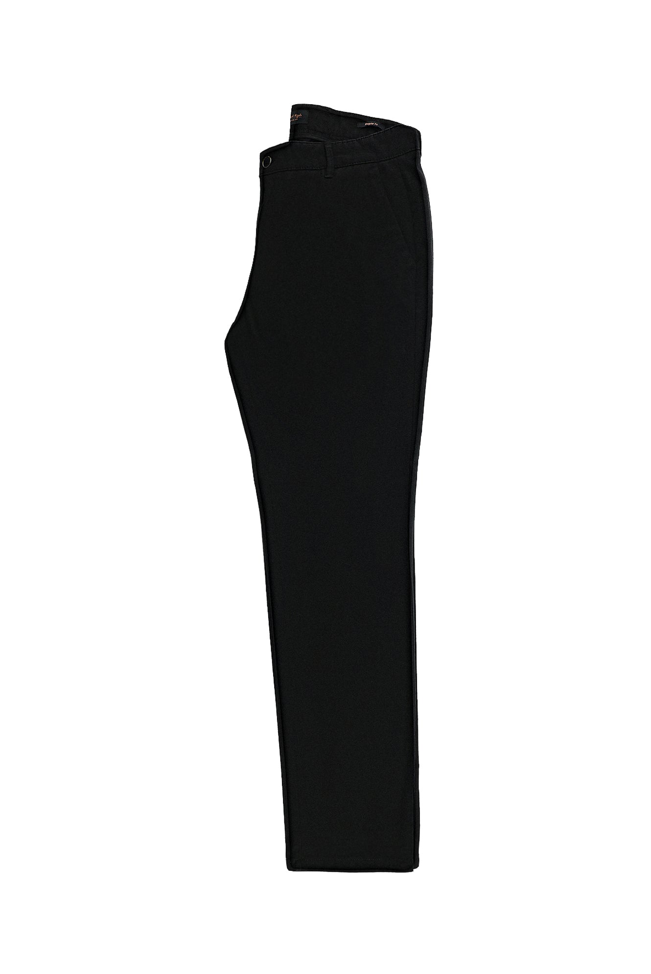 Siyah Relax Fit Rahat Kesim Likralı Gabardin Pantolon