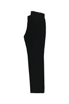 Siyah Relax Fit Rahat Kesim Likralı Gabardin Pantolon