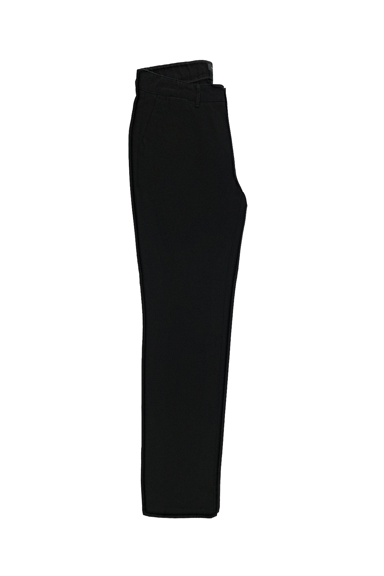Siyah Relax Fit Rahat Kesim Likralı Gabardin Pantolon