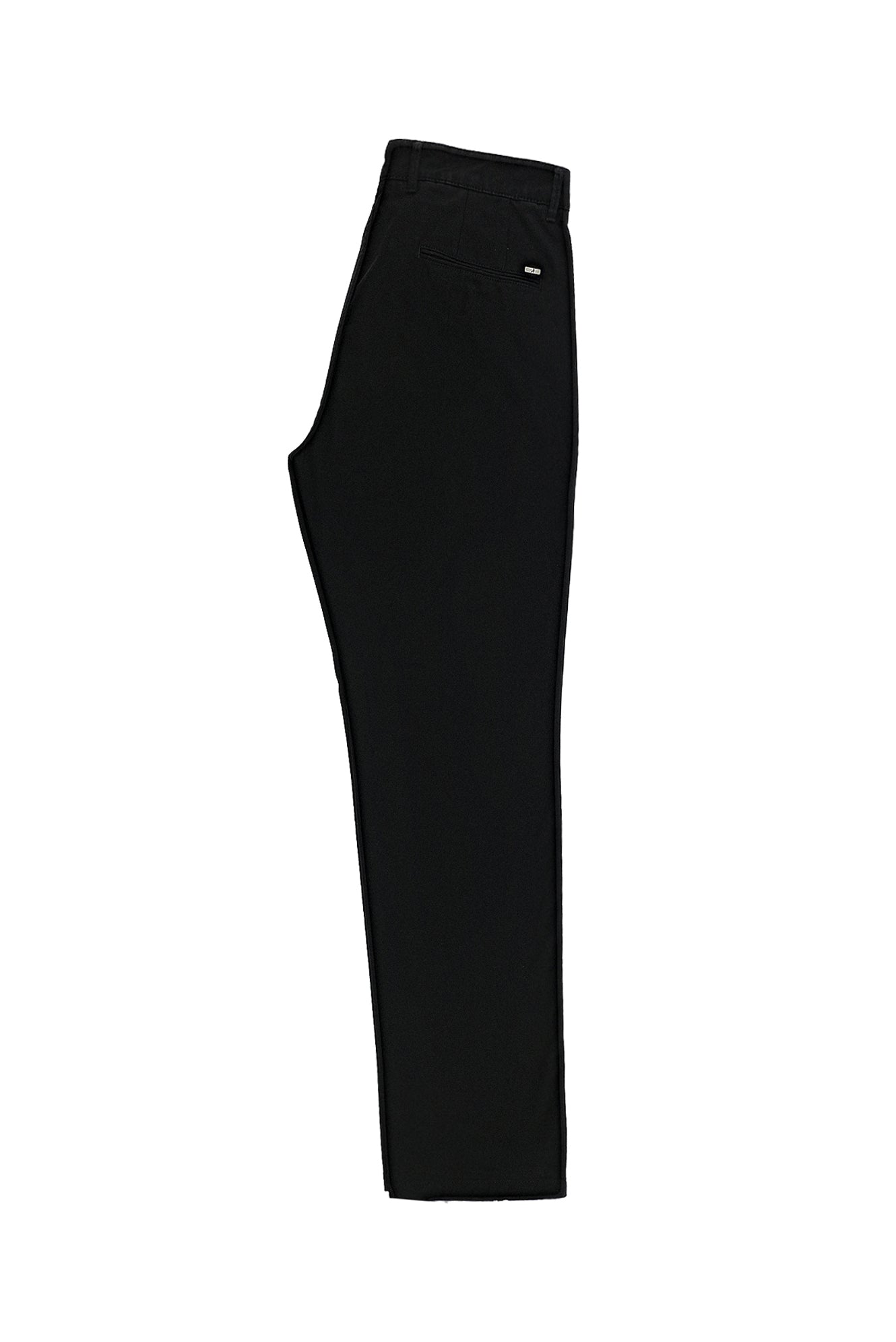 Siyah Relax Fit Rahat Kesim Likralı Gabardin Pantolon