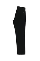 Siyah Relax Fit Rahat Kesim Likralı Gabardin Pantolon