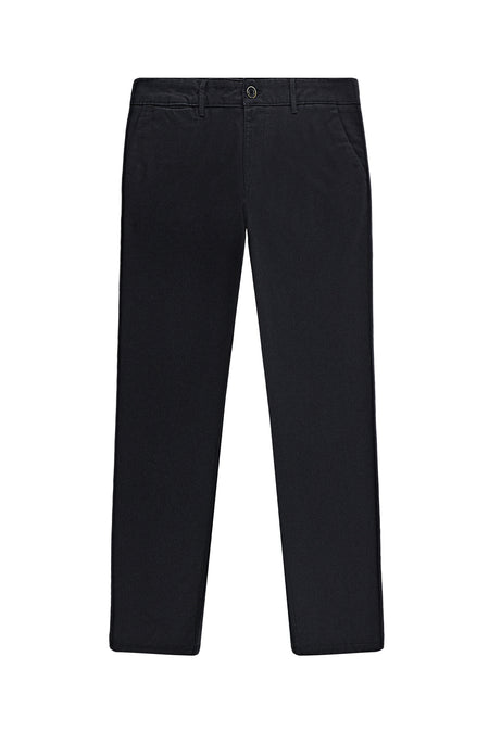 Koyu Füme Relax Fit Rahat Kesim Likralı Gabardin Pantolon