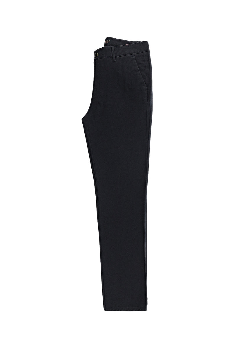 Koyu Füme Relax Fit Rahat Kesim Likralı Gabardin Pantolon