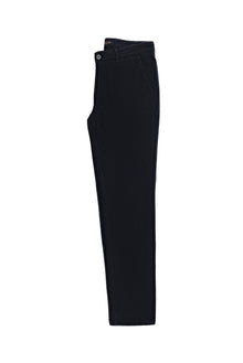 Orta Lacivert Slim Fit Dar Kesim Likral? Gabardin Pantolon-Abdullah Ki??l?