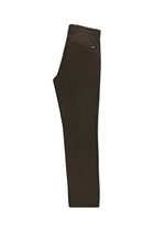 Koyu Kahve Slim Fit Dar Kesim Likralı Gabardin Pantolon