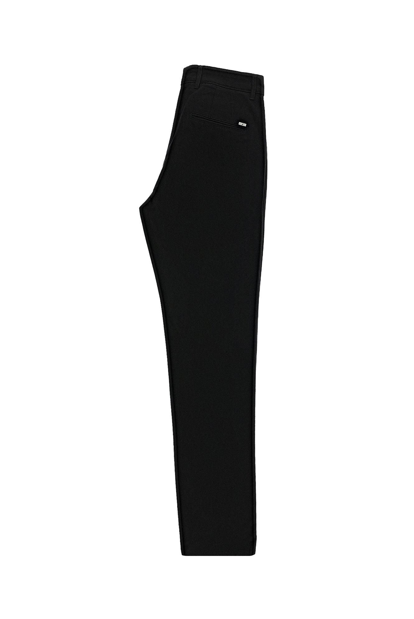 Koyu Antrasit Slim Fit Dar Kesim Likral? Gabardin Pantolon-Abdullah Ki??l?