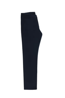 Koyu Lacivert Regular Fit Likralı Kanvas / Chino Pantolon