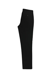 Siyah Slim Fit Dar Kesim Likralı Kanvas / Chino Pantolon
