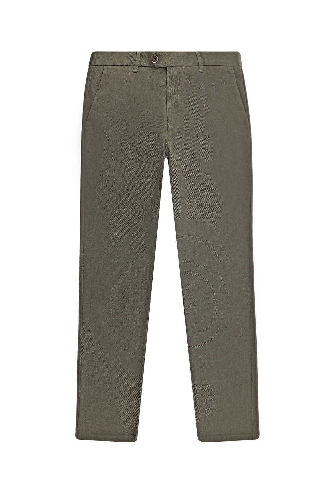 Açık Bej Slim Fit Dar Kesim Likralı Kanvas / Chino Pantolon