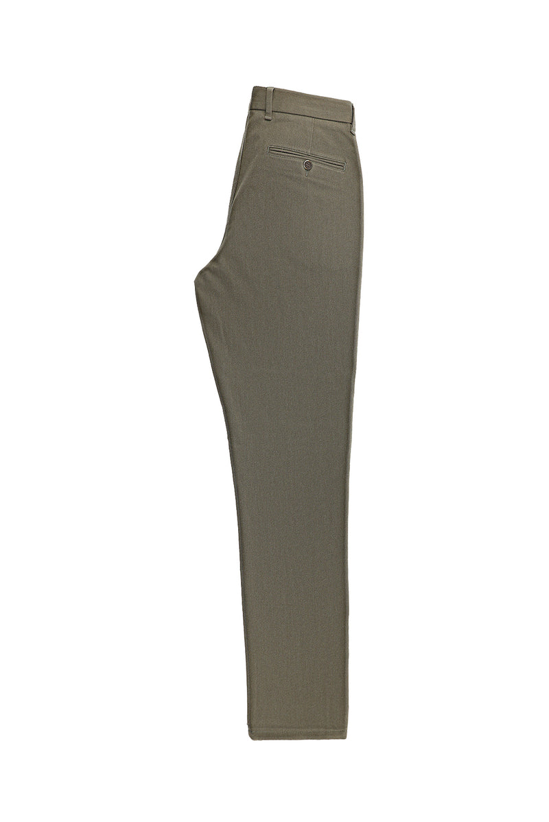 Açık Bej Slim Fit Dar Kesim Likralı Kanvas / Chino Pantolon