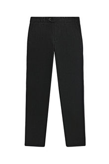 Koyu Antrasit Slim Fit Dar Kesim Likralı Kanvas / Chino Pantolon