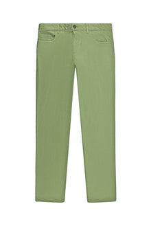 Orta Haki Regular Fit Likralı Kanvas / Chino Pantolon