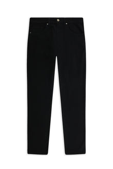 Siyah 6 Drop Regular Fit Standart Kesim Lyocell Kar???ml? Kanvas / Chino Pantolon-Abdullah Ki??l?