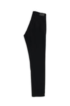 Siyah Regular Fit Lyocell Karışımlı Kanvas / Chino Pantolon