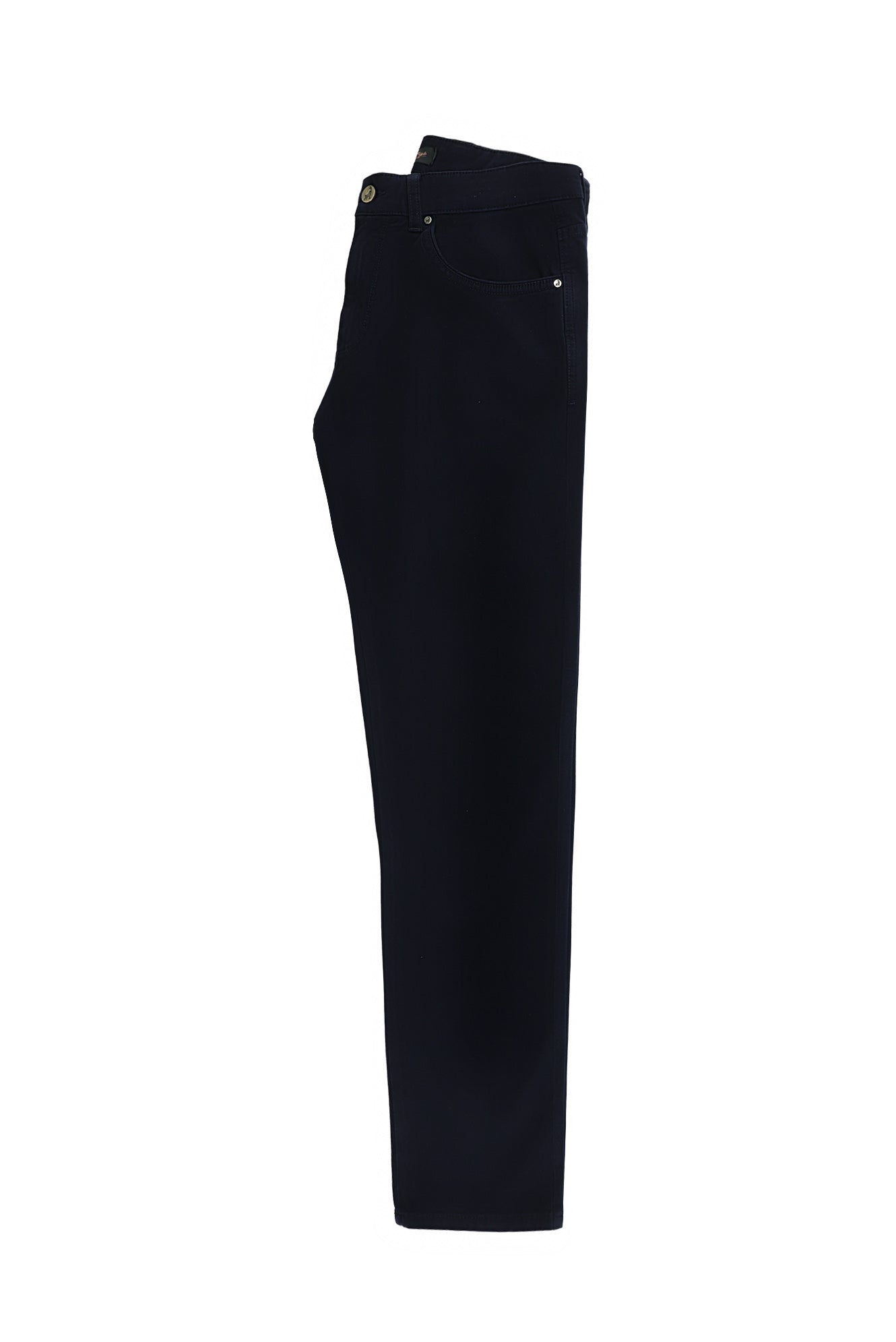 Orta Lacivert Slim Fit Dar Kesim Likralı Kanvas / Chino Pantolon