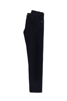 Orta Lacivert Slim Fit Dar Kesim Likralı Kanvas / Chino Pantolon