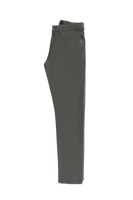 Koyu Antrasit Slim Fit Dar Kesim Likralı Kanvas / Chino Pantolon