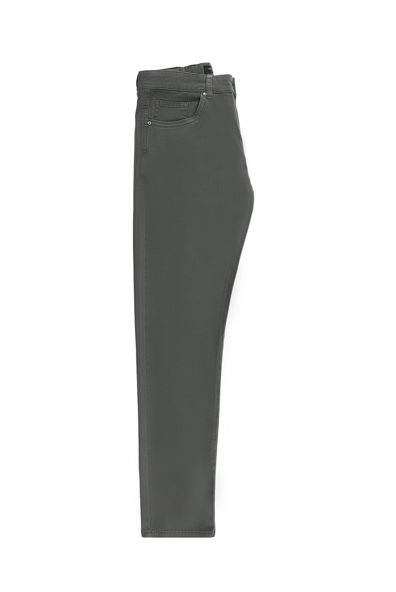Koyu Antrasit Slim Fit Dar Kesim Likralı Kanvas / Chino Pantolon