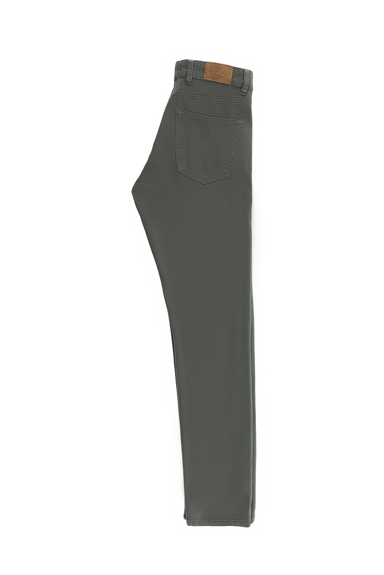 Koyu Antrasit Slim Fit Dar Kesim Likralı Kanvas / Chino Pantolon