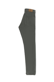 Koyu Antrasit Slim Fit Dar Kesim Likralı Kanvas / Chino Pantolon