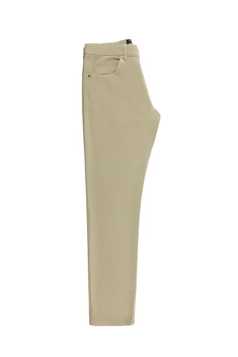 Açık Vizon Regular Fit Lyocell Karışımlı Kanvas / Chino Pantolon