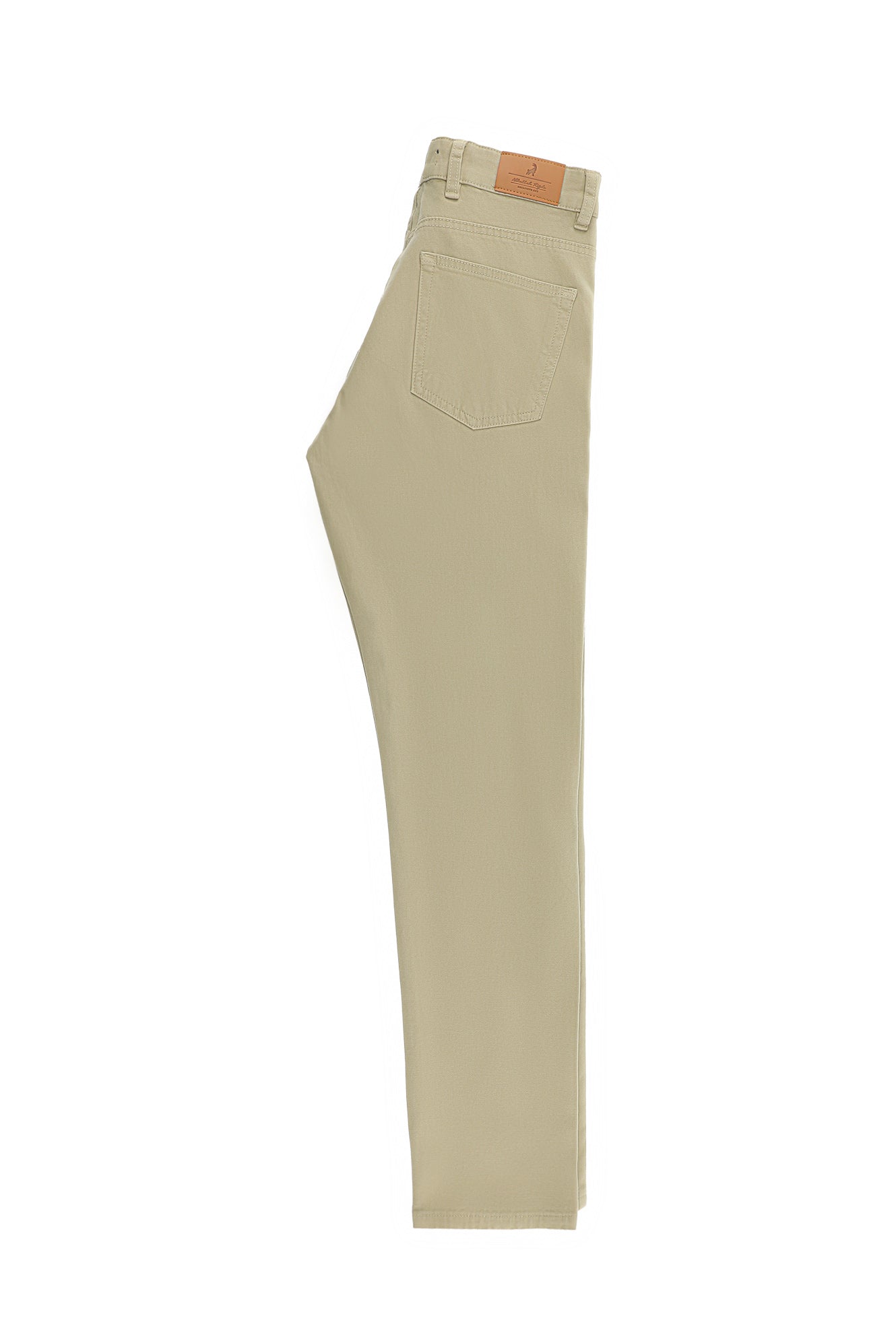 Açık Vizon Slim Fit Dar Kesim Likralı Kanvas / Chino Pantolon