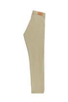 Açık Vizon Slim Fit Dar Kesim Likralı Kanvas / Chino Pantolon