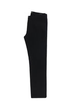 Siyah Regular Fit Desenli Likralı Kanvas / Chino Pantolon