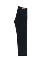 Koyu Lacivert Regular Fit Desenli Likralı Kanvas / Chino Pantolon